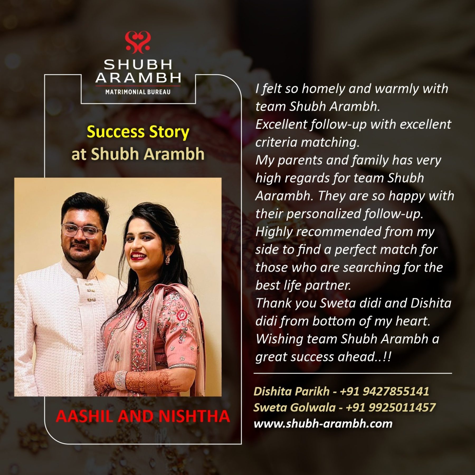 Aashil And Nishtha